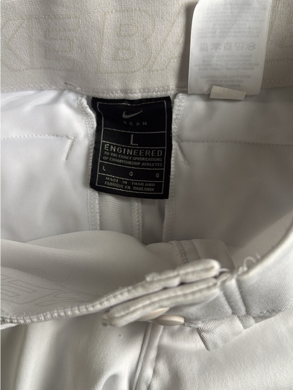 Nike White Team Engineered Athletic Shorties